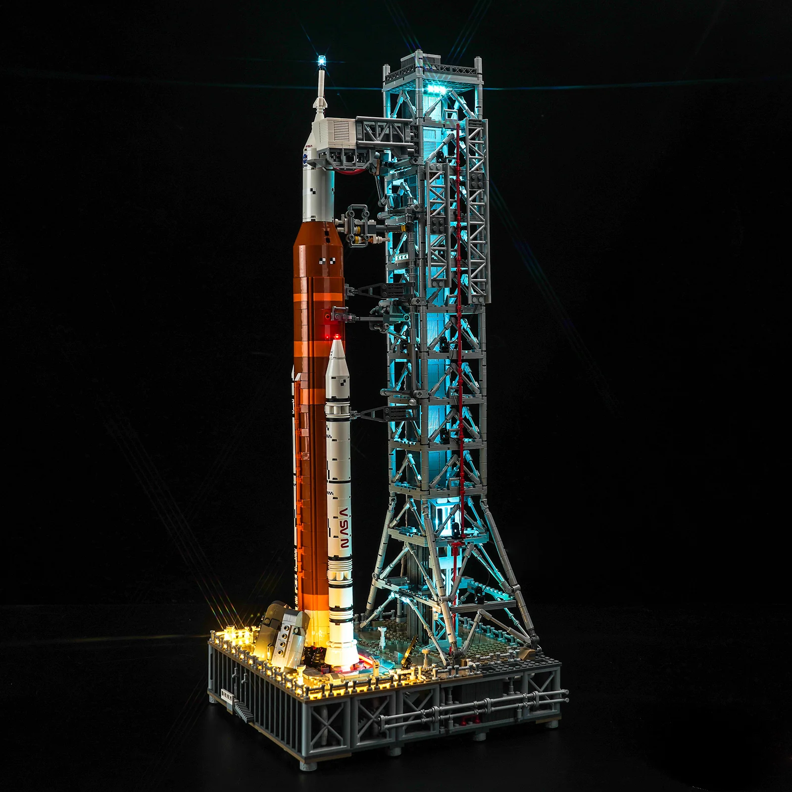 A LEGO spaceship model